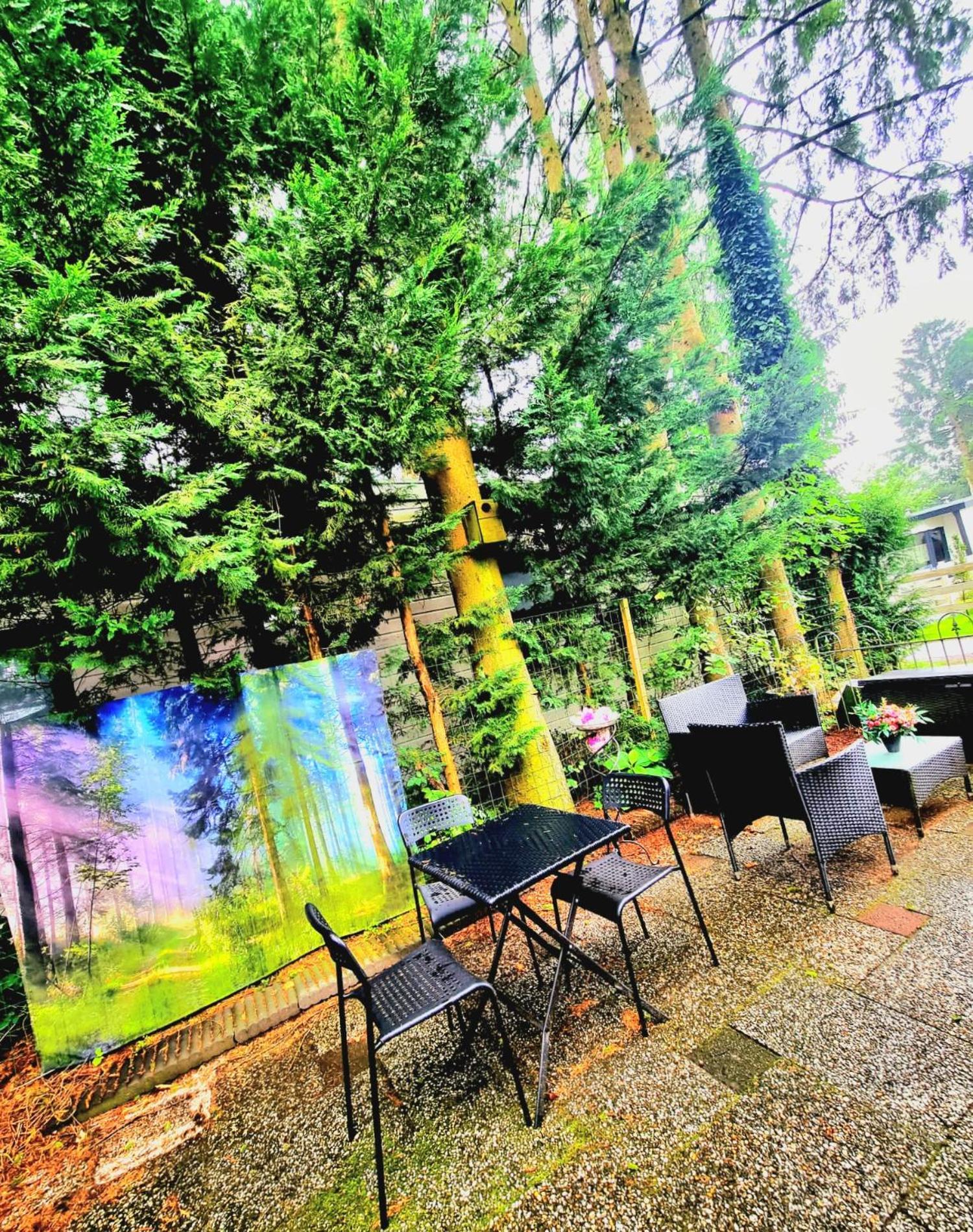 Chalet Op Een Rustig Park In De Natuur Putten Exterior foto